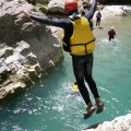 saut aqua rando Castellane Gorges du Verdon